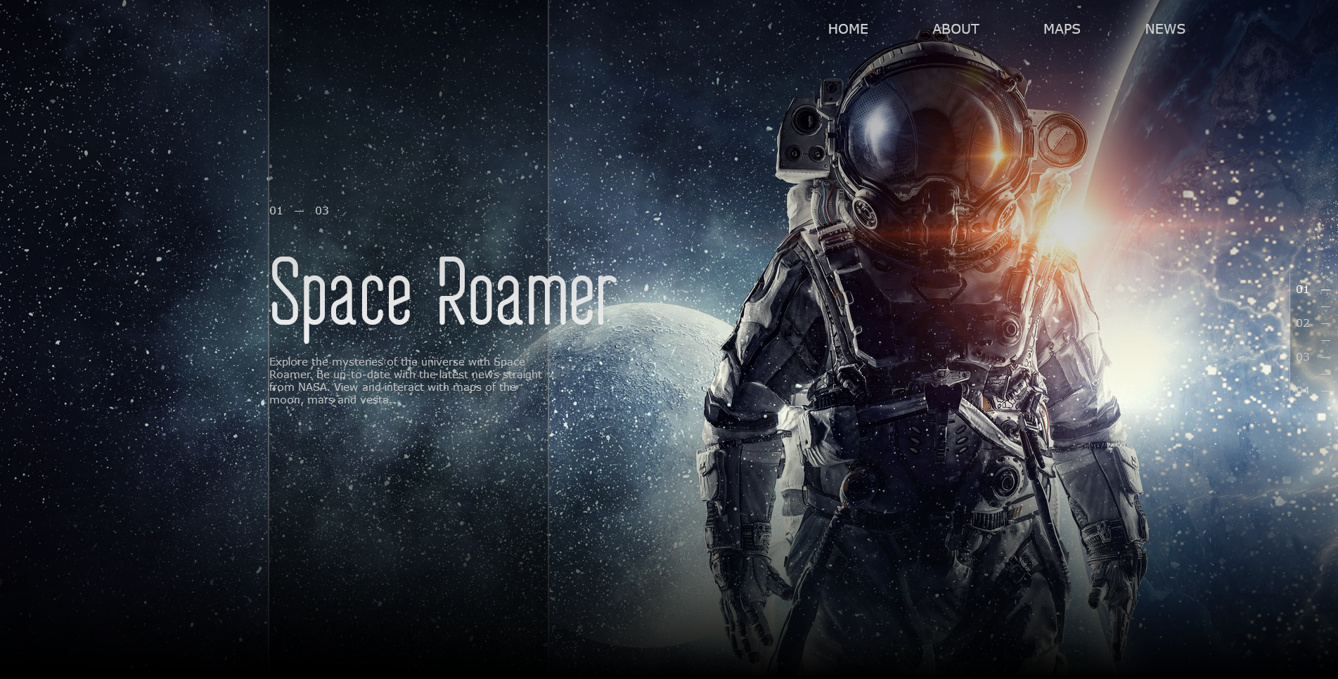 Space Roamer Website
